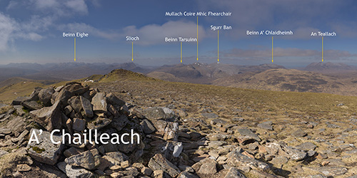 A'Chailleach Mountain Panorama